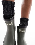 Portree short wellington boots in khaki